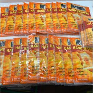 HotHands Hand & Toe Warmers Lot Air Activated 10 Hours Heat Safe Natural Heat 24